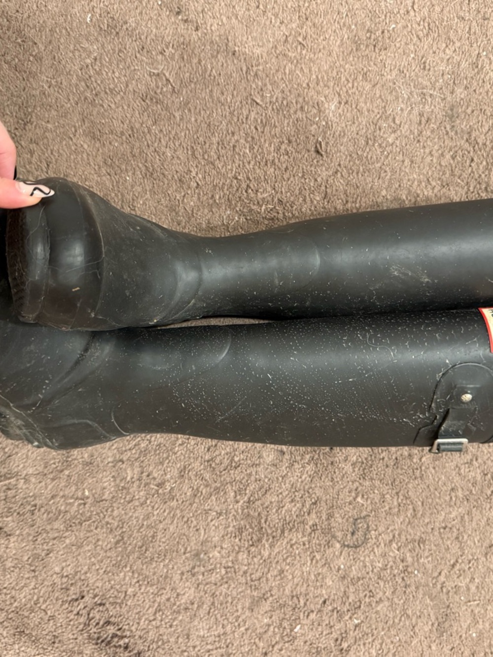 Hunter Tall Black Rain Boots